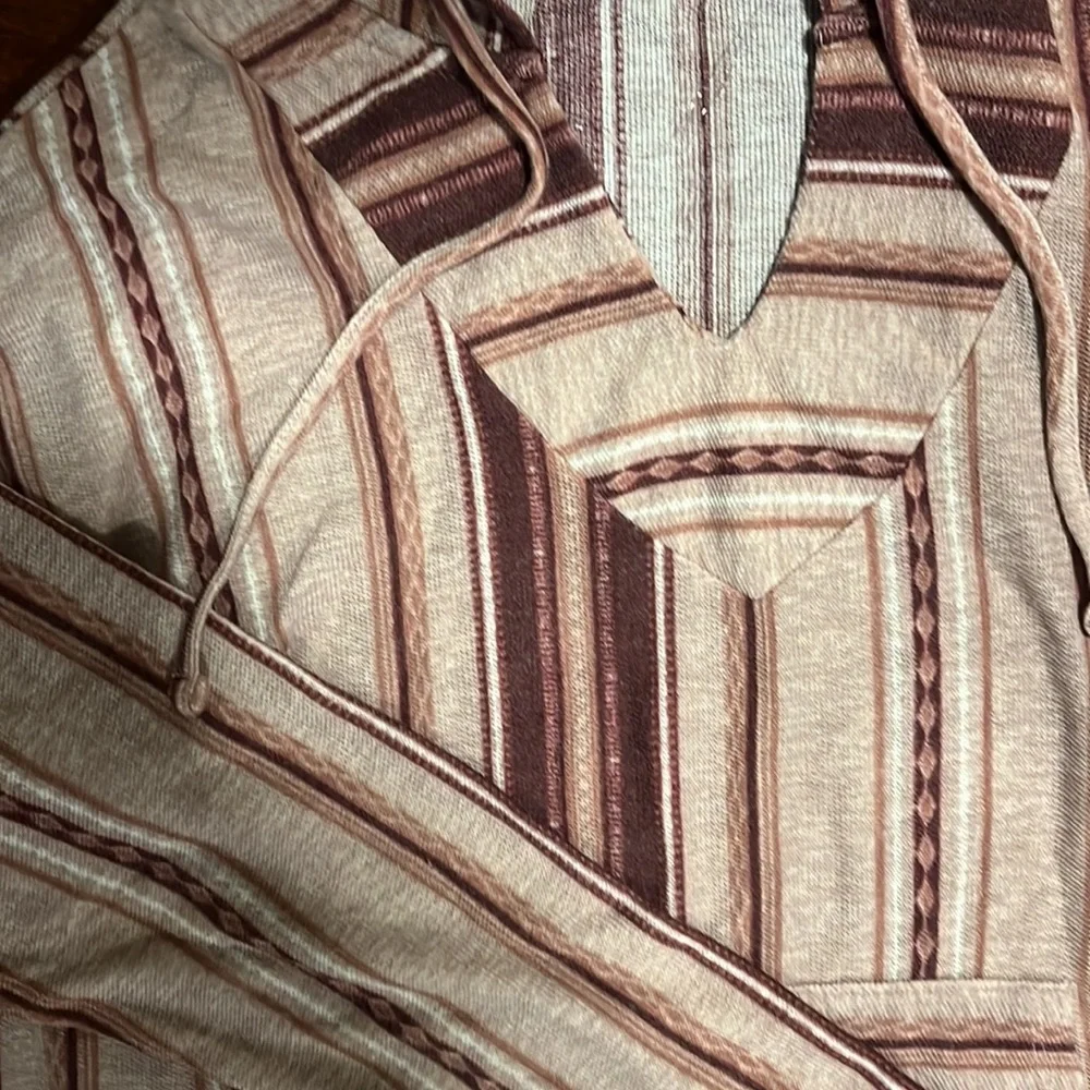 Wallflower Bohemian Boho Indie Coverup Hoodie Size XL - Picture 3 of 4